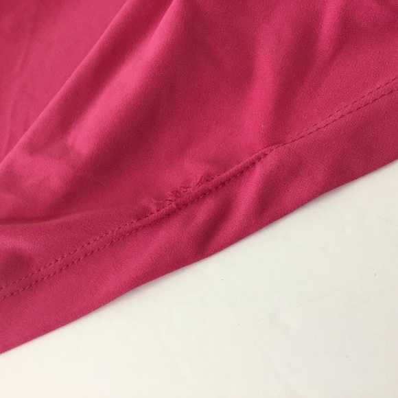 Talbots Short Sleeve Pink Faux Wrap Dress Size 16 NWT - Picture 6 of 6